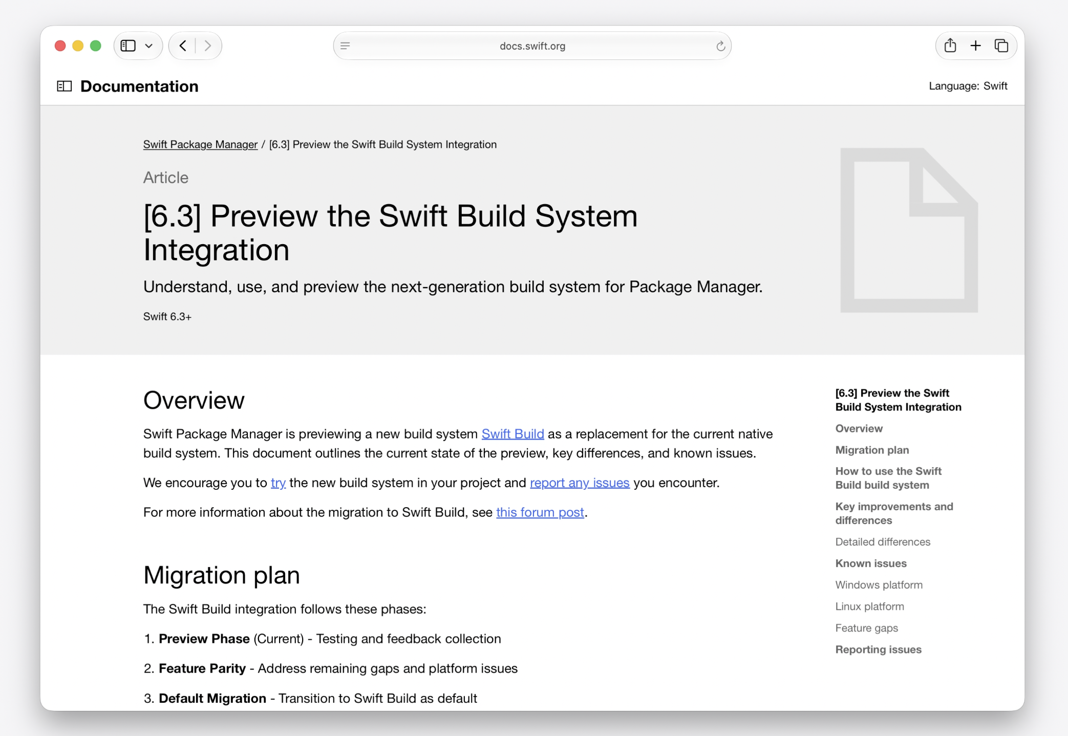 Swift Build