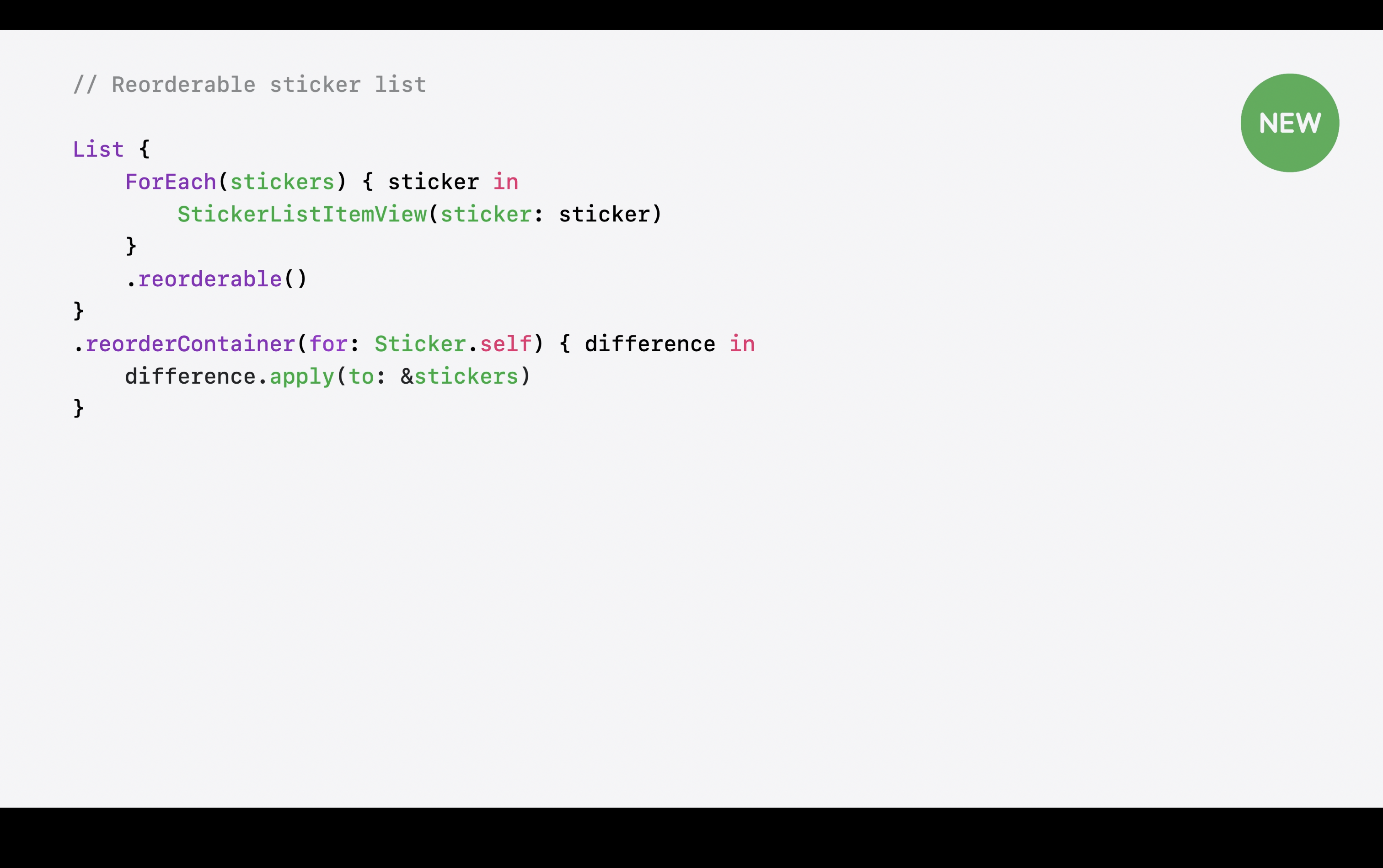 reorderable and reorderContainer modifiers